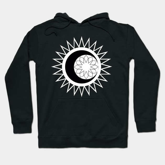 Moon and sun mandala Hoodie by RENAN1989